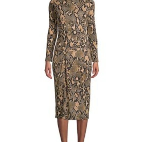 Donna Karan Snakeprint Dress - Picture 2 of 6